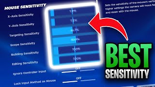 The BEST Sensitivity for KBM in Fortnite [upl. by Dougy944]