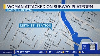 Woman 75 attacked while standing on Manhattan subway platform NYPD [upl. by Whiting687]