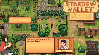 A sad event with Victor and exploring the area above Ridgeside Village  Modded Stardew Valley  75 [upl. by Dworman]