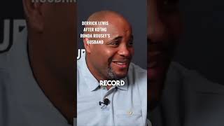 Derrick Lewis Interview “where ronda rousey at” “did she ask about me” 😂 shorts derricklewis [upl. by Brewster]