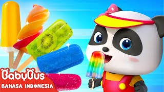 Es Krim Warna Apa yang Kau Suka  Lagu Es Krim Anak  Lagu Anakanak  BabyBus Bahasa Indonesia [upl. by Boswall]