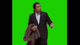 Confused John Travolta template Green Screen [upl. by Aires]