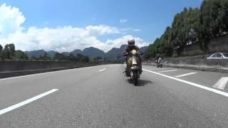 Lambretta Thailand SX200 Run by Sony Action Cam HDRAS100V [upl. by Ener312]