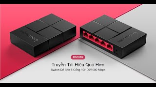 Hướng dẫn cài đặt Switch Để Bàn Mercusys  MS105G [upl. by Asia]