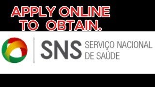 how to obtain sns number in portugal utentenumero snsnumber sns [upl. by Mildrid632]