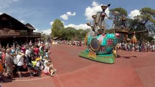 Disney Festival of Fantasy Parade in 4K  360  VR [upl. by Joy]