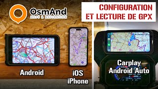 Configurer OsmAnd et suivre des traces GPX route  tout terrain  mon tuto iOS  Android MAJ 2024 [upl. by Dafna]