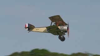 Sopwith Pup and Triplane Shuttleworth Airshow May 2024 [upl. by Anastassia]