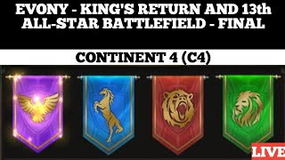 Evony  Kings Return dan 13th Allstar Battlefield  Final [upl. by Lesde]