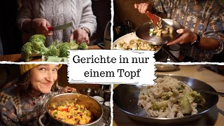 5 einfache vegane One Pot Gerichte  schnelle amp gesunde Rezepte [upl. by Duester]