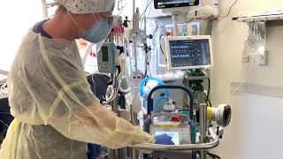 ECMO Team Treats COVID19 Patients [upl. by Oalsecnew231]