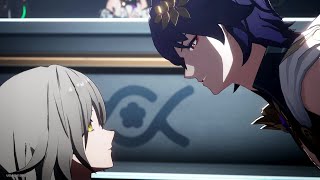 Dr Ratio Interrogates Trailblazer Cutscene  Crown of the Mundane and Divine  Honkai Star Rail [upl. by Enilada]