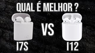 🔊 Qual é melhor  Fone I12 vs I7s É Bão  Review sem enrolação [upl. by Rollins]