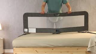 Hauck Sleep N Safe Plus XL  Bed Rail for Children  Grey [upl. by Ojadnama]