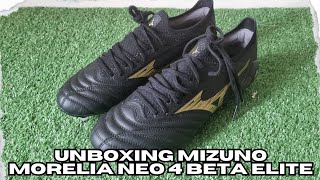 UNBOXING MIZUNO MORELIA NEO 4 BETA  BAHASA [upl. by Cirillo655]