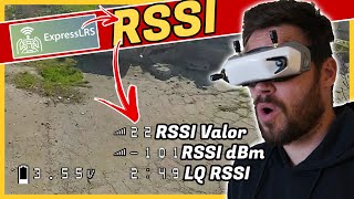 🔶ELRS y RSSI Configuración Emisora y OSD🔶  PRUEBA DISTANCIA  RSSI Valor RSSI dBm LQ RSSI [upl. by Diamond]