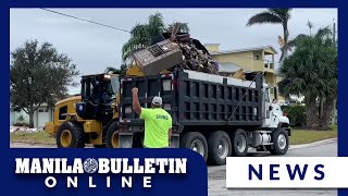 US Belleair Beach Florida residents preparing for Hurricane Milton [upl. by Ettenad603]