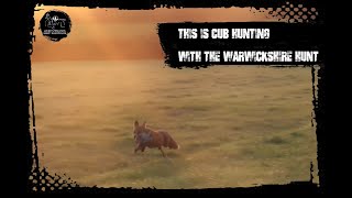 This is cub hunting  with the Warwickshire Hunt [upl. by Elamor]