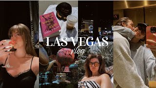 VEGAS VLOG  chill days at the pool reading acotar knights hockey game yummy food amp a big win [upl. by Querida]