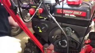 How to remove a carburetor Troy bilt storm 2620 snow thrower [upl. by Twila]