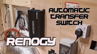 Renogy 1000w Inverter Automatic Transfer Switch VW Campervan [upl. by Threlkeld]