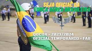 ⚡OFICIAL TEMPORÁRIO da Aeronáutica QOCON 20232024  EDITAL Comentado Atualizado [upl. by Anrak]