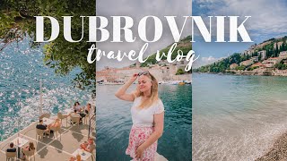 Exploring Dubrovnik 🏖 Old town beaches amp Lopud Island  Croatia travel vlog [upl. by Formica]