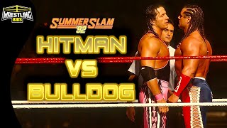 HITMAN vs BULLDOG  The Story of SummerSlam 1992s Main Event [upl. by Heady737]