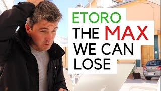 eToro  Whats The Most We Can Lose  Negative Balance Protection [upl. by Angeli]