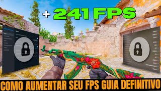 Como AUMENTAR o FPS no CS2 ATUALIZADO 2024 Melhor config e Melhores comandos [upl. by Schrick]