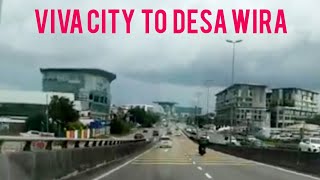 ROAD TRIP DARI VIVA CITY KE DESA WIRA KUCHING 🚗🌆 [upl. by Lauder16]