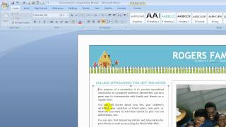 How to Create a Newsletter in Microsoft Word [upl. by Opiak]