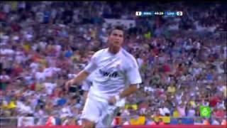 CRISTIANO RONALDO FIRST GOAL FOR REAL MADRID [upl. by Justinian]