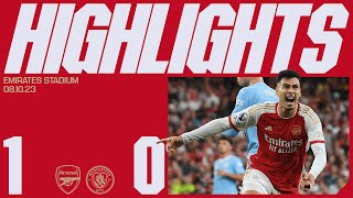 HIGHLIGHTS  Arsenal vs Manchester City 10  Martinelli returns to win it [upl. by Aronos554]