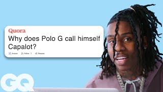 Polo G Replies to Fans on the Internet  Actually Me  GQ [upl. by Wieren181]