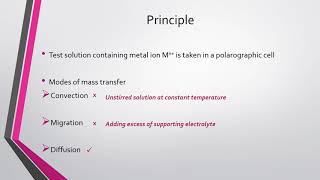 Electroanalytical technique  DC Polarography Video 1 [upl. by Levitan]