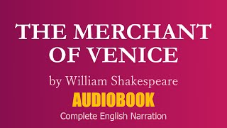 The Merchant of Venice by William Shakespeare  Full Audiobook with Synced Subtitles [upl. by Nosauq685]