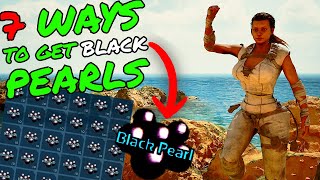 7 WAYS to Get THOUSANDS of BLACK PEARLS on Ark Survival Ascended on The Island [upl. by Droflim]