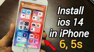 How to Update iPhone 6 on ios 14  How to Install ios 14 Update on iphone 6 and 5s🔥🔥 [upl. by Nylsoj446]