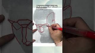 Drawing the Head Asaro Method howtodraw drawingtutorial asaromethod [upl. by Haimaj26]