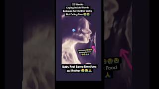 25 weeks baby crying mothers womb pregnancy ultrasound🥲🥲🥲viralvideo trending baby [upl. by Revned962]