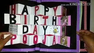 Handmade Birthday scrapbook by Fuggi Arts amp CraftWork [upl. by Ditzel716]