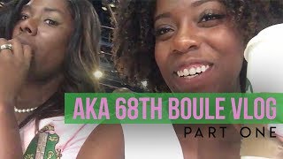 VLOG 4  AKA 68th Boule Houston Texas Part 1 [upl. by Eliezer216]