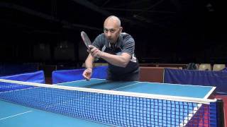 Bat Angle to Nullify Backspin  Table Tennis  PingSkills [upl. by Oemac]