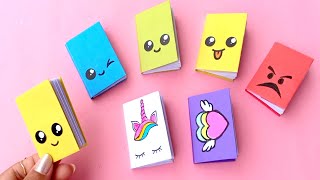 DIY Mini Notebooks One Sheet of Paper  DIY BACK TO SCHOOL [upl. by Ennovahs]