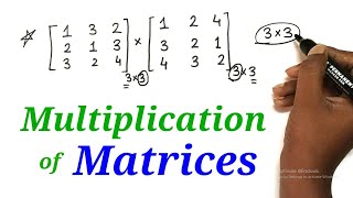 Multiplication of Matrices  Matrix  Mathematics  12th HSC  Science Commerce amp Arts [upl. by Fredkin670]