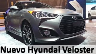 Nuevo Hyundai Veloster Turbo 2017 Consumo Precio Ficha Técnica [upl. by Audley503]