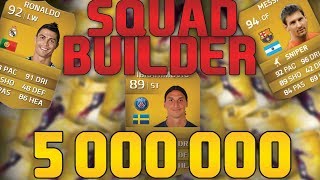 FUT14  Squad Builder quotThree monstersquot 5 000 000 crédits [upl. by Sabas]