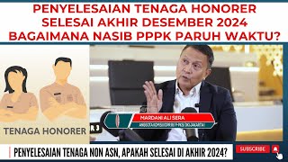 🔴 TIDAK ADA LAGI TENAGA HONORER SETELAH 2024 BAGAIMANA NASIB PPPK PARUH WAKTU [upl. by Erund]