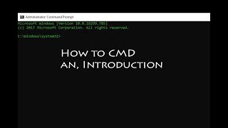 Command Prompt Basics How to use CMD [upl. by Johansen]